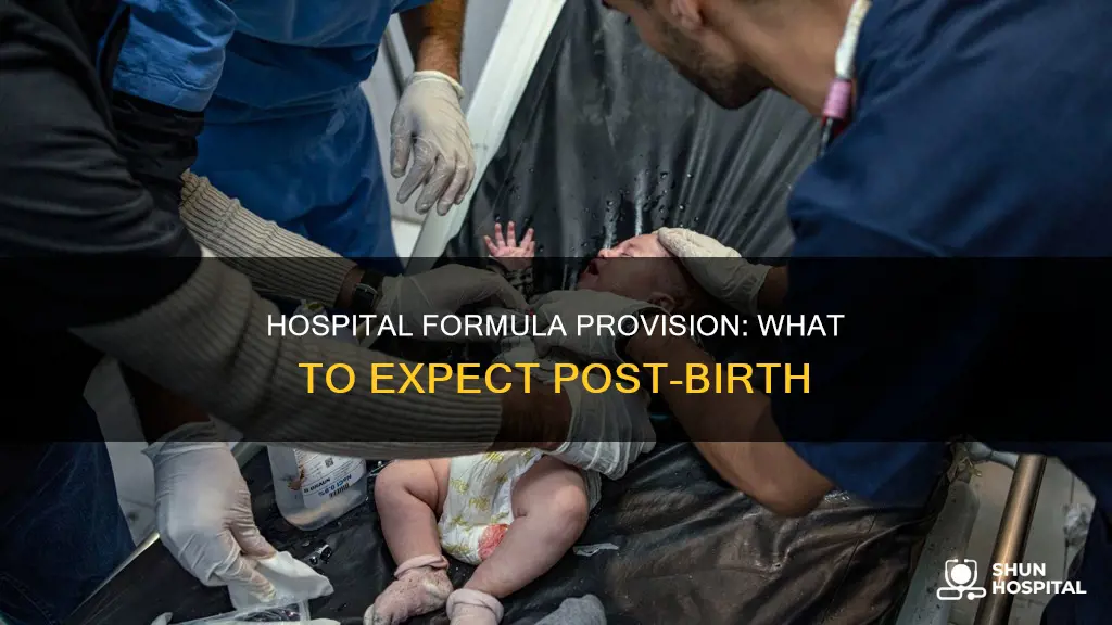 does the hospital provide formula after birth