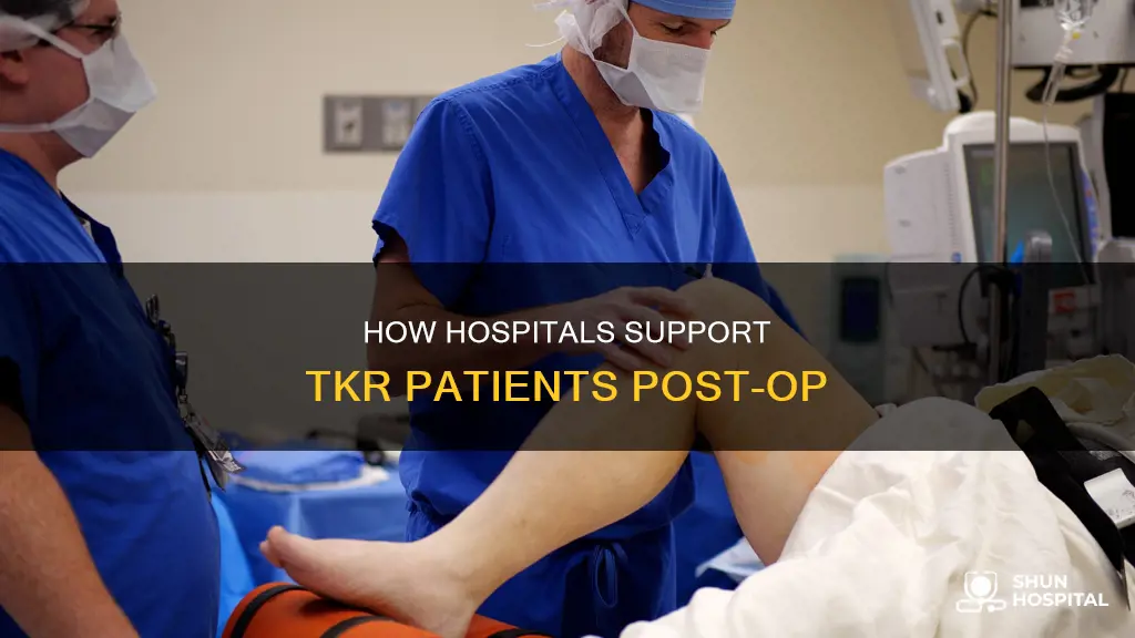 does the hospital supple ted after tkr