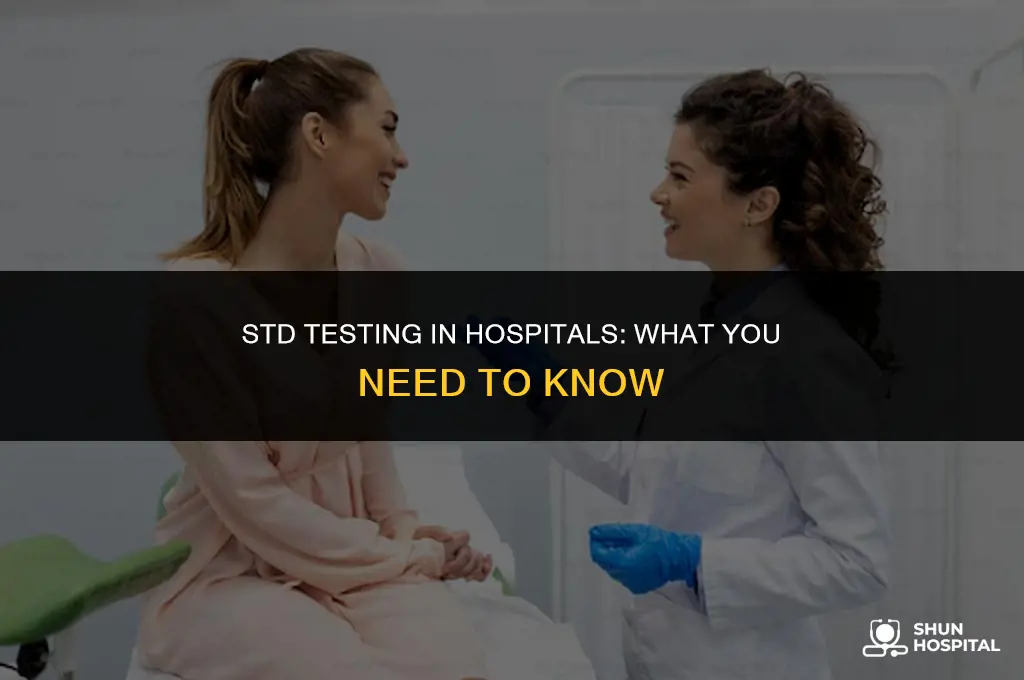 does the hospital test for stds