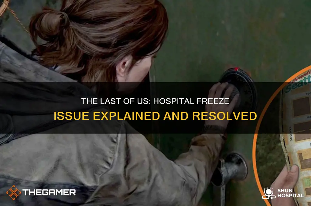 does the last of us freeze at the hospital