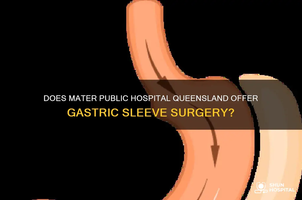 does the mater public hospital in queensland do gastric sleeve