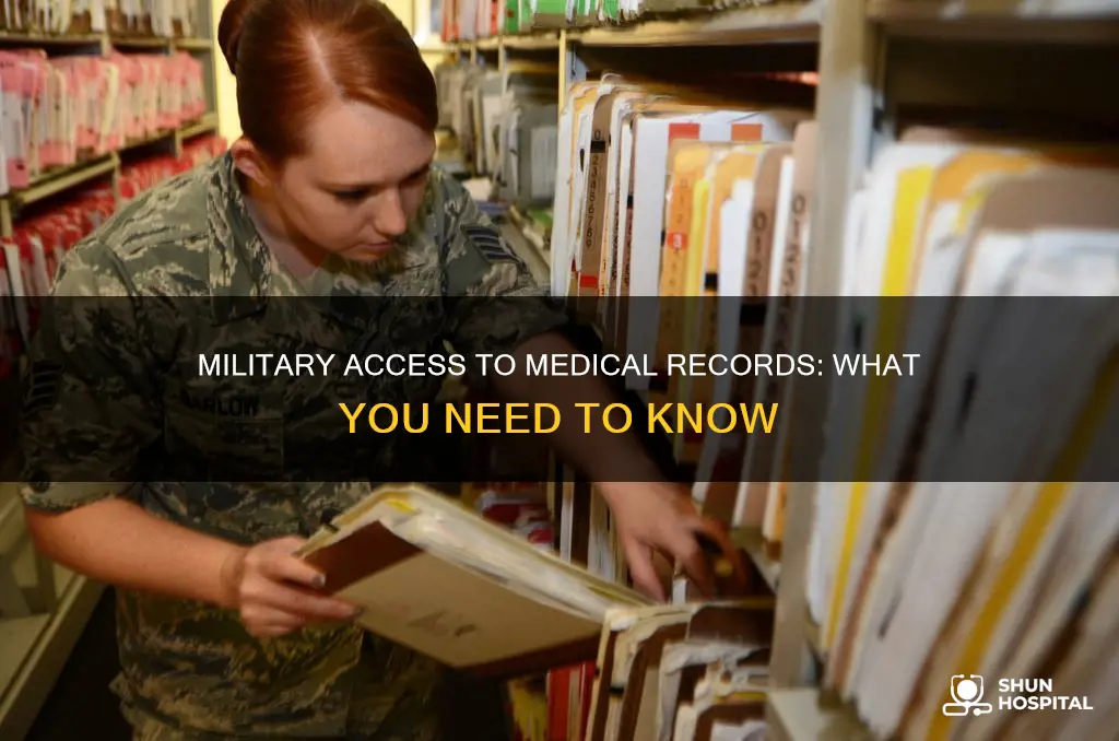 does the military look at hospital records