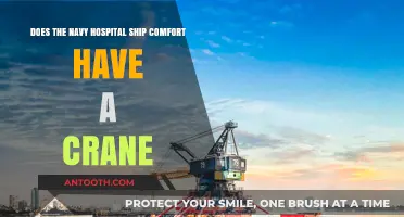 Does the Navy Hospital Ship Comfort Have a Crane?