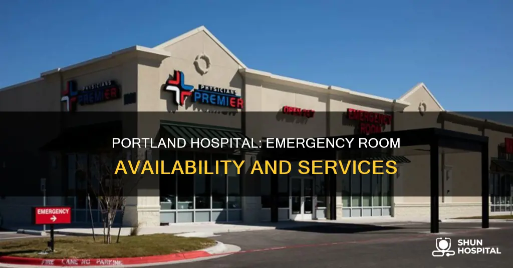 does the portland hospital have an er