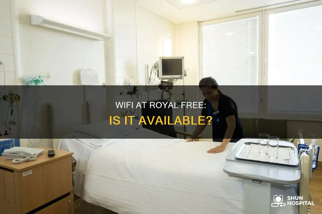 does the royal free hospital have wifi
