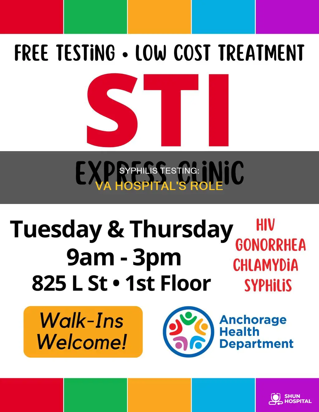 does the va hospital conduct syphilis test