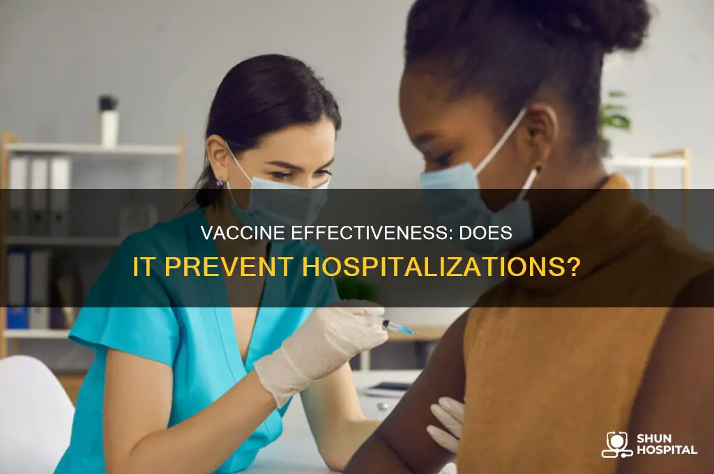 does the vaccine keep you out of the hospital