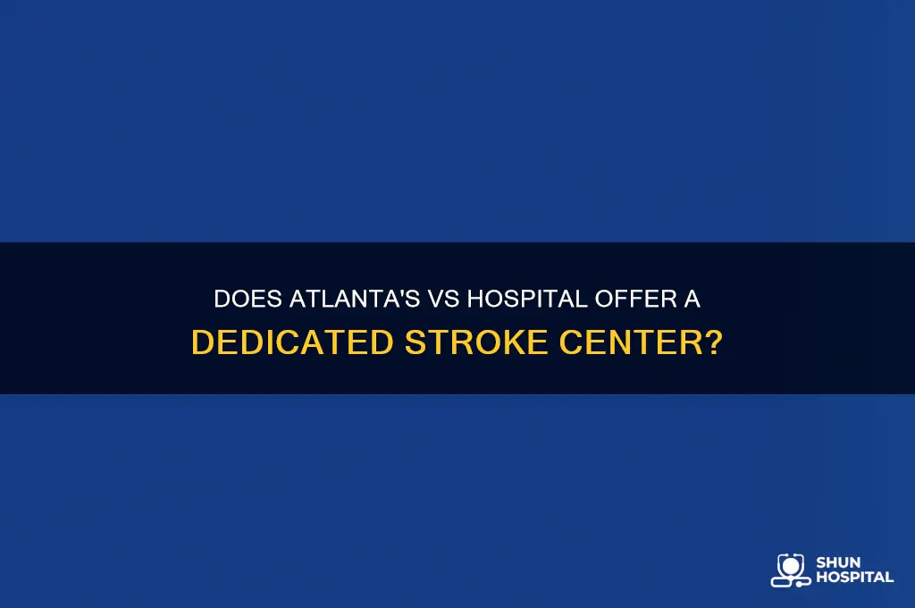 does the vs hospital in atlanta have a stroke center