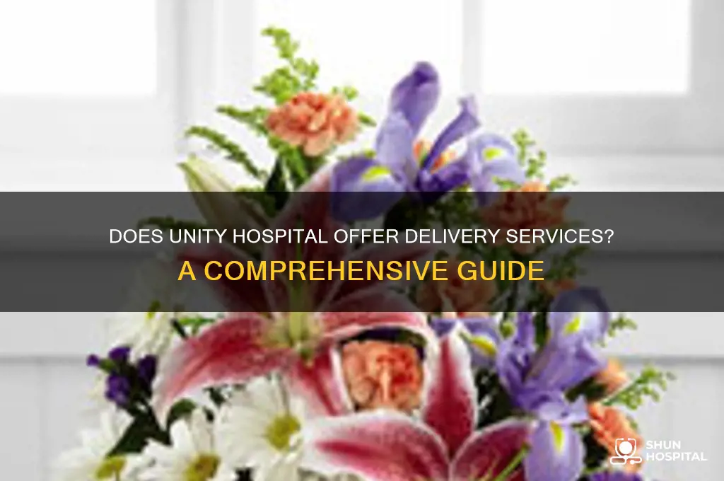 does unity hospital do deliveries