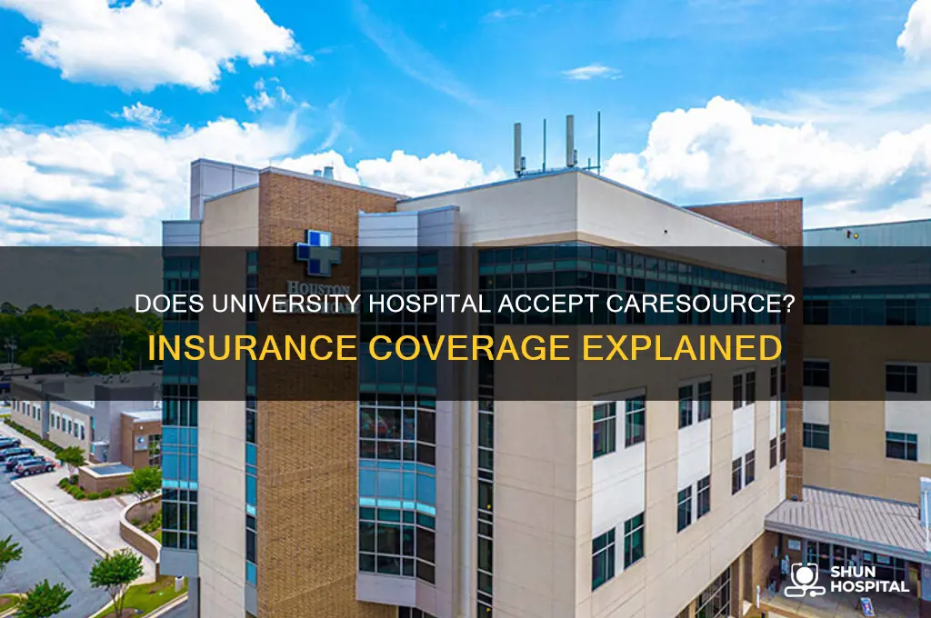 does university hospital accept caresource