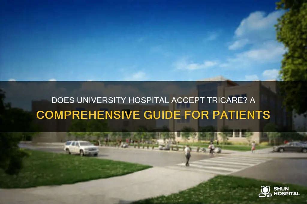 does university hospital offer tricare