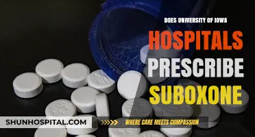 Iowa Hospitals and Suboxone Prescriptions