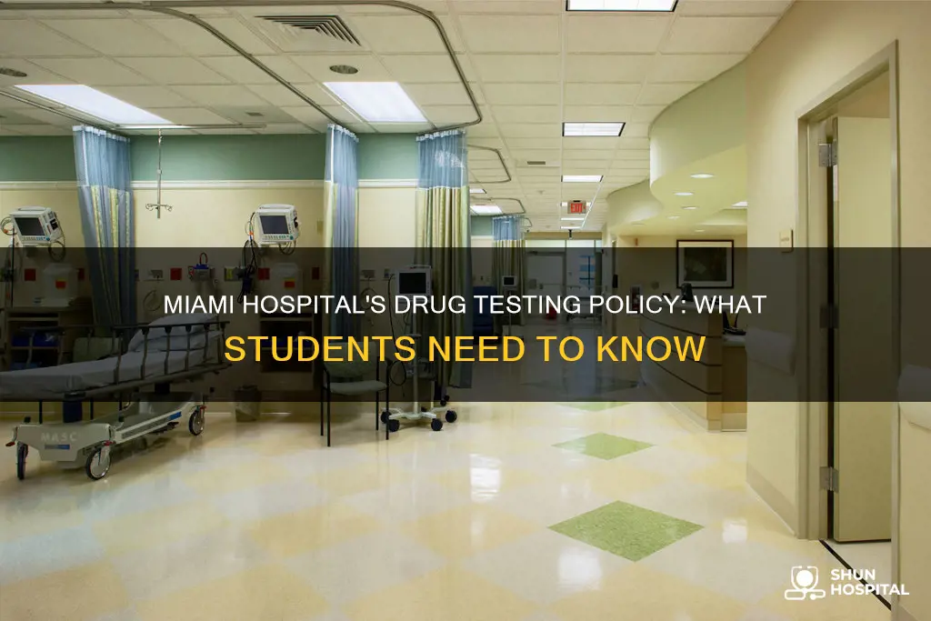 does unversity of miami hospital drug test