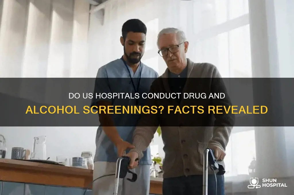 does usa hospital have a drug and alchohl screen