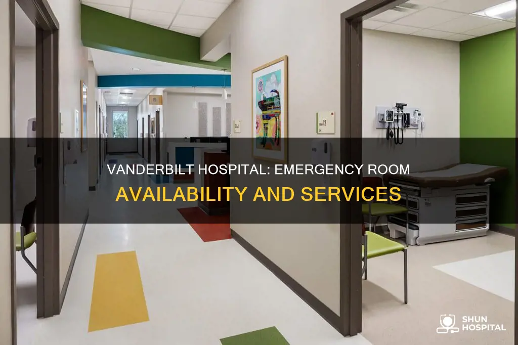 does vanderbilt hospital have an emergency room