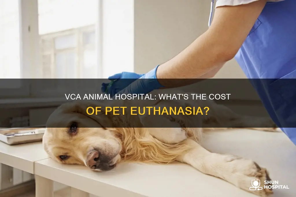 does vca animal hospital charge for euthansia