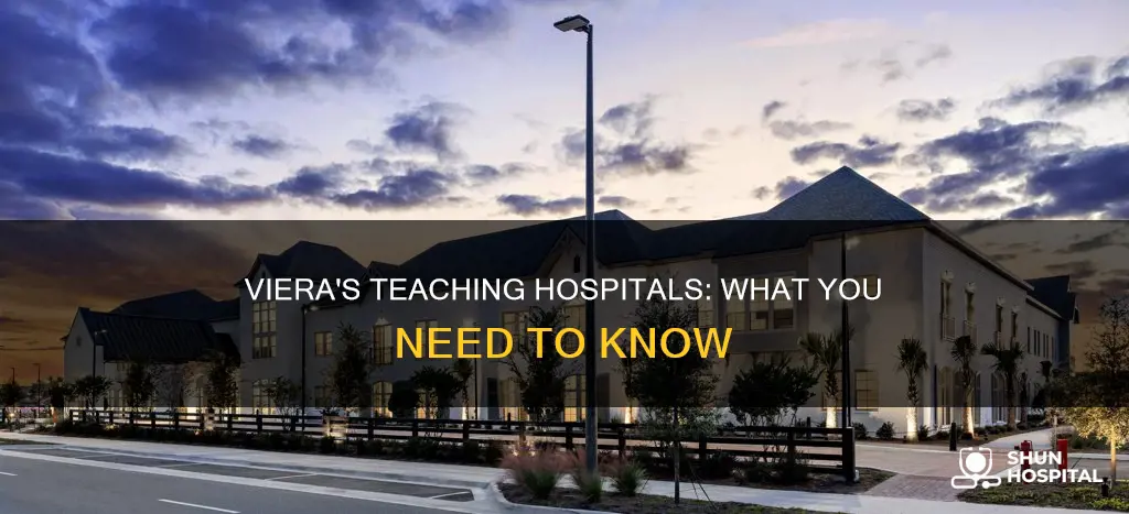 does viera in florida have teaching hospitals
