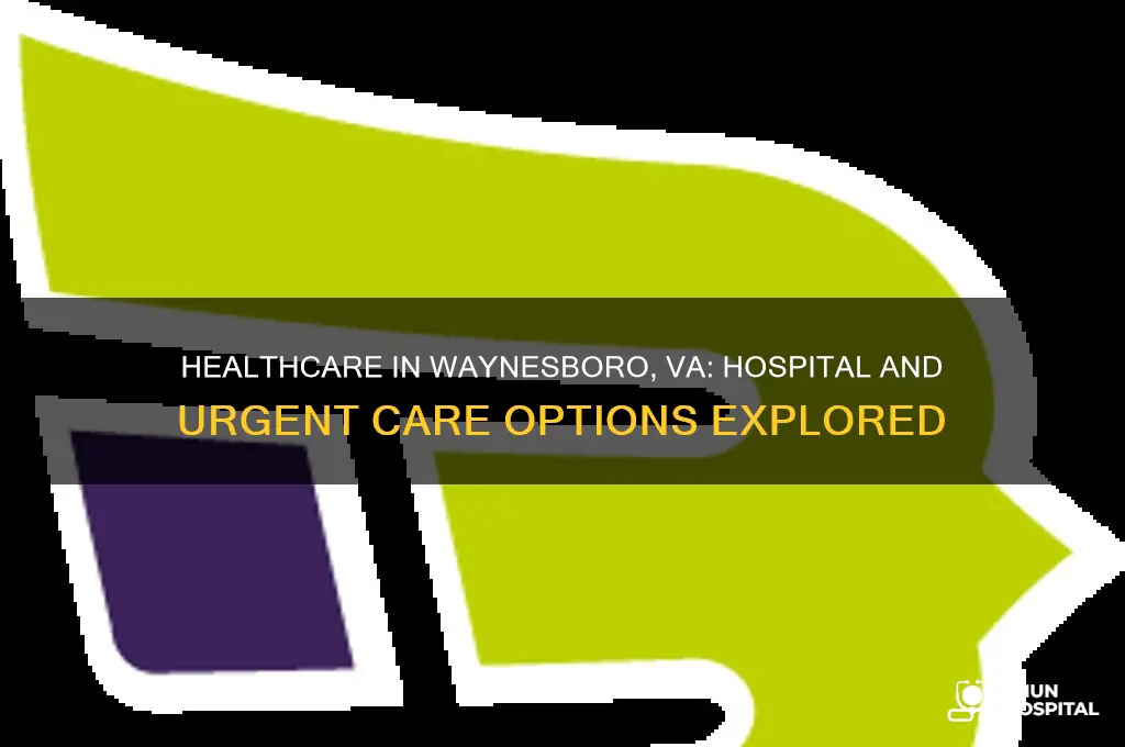 does waynesboro va have a hospital or urgent care facility
