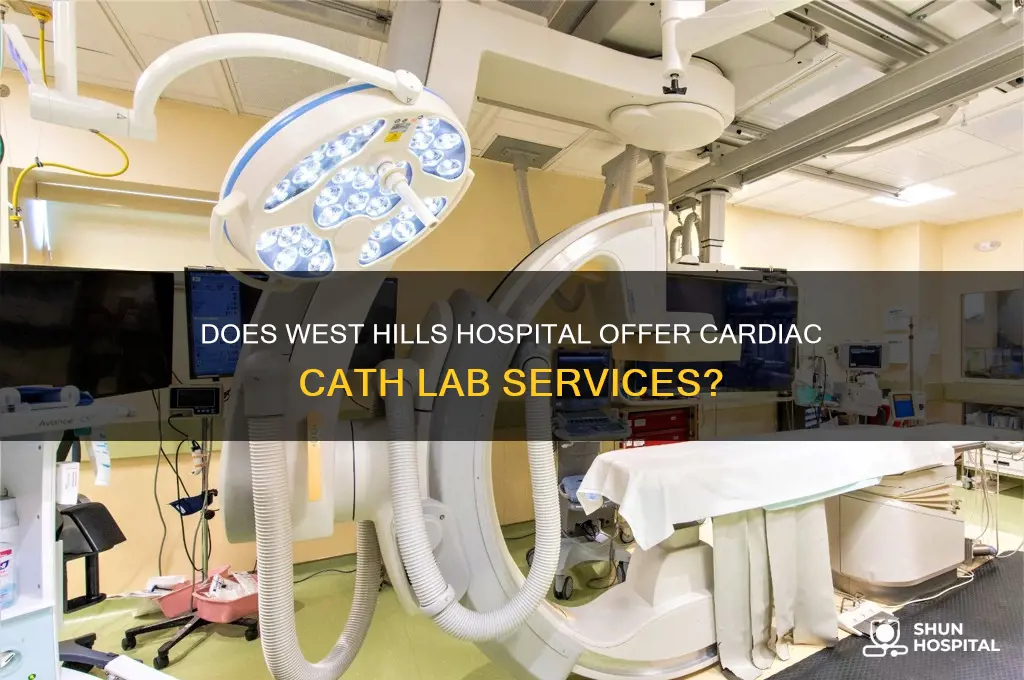 does west hills hospital have a cardiac cath unit