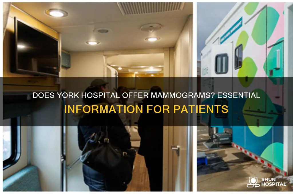 does york hospital have mammograms