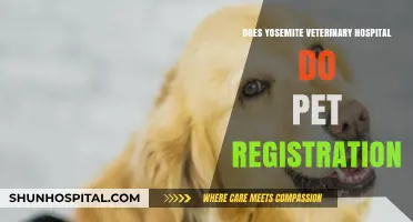 Yosemite Veterinary Hospital: Pet Registration Services?