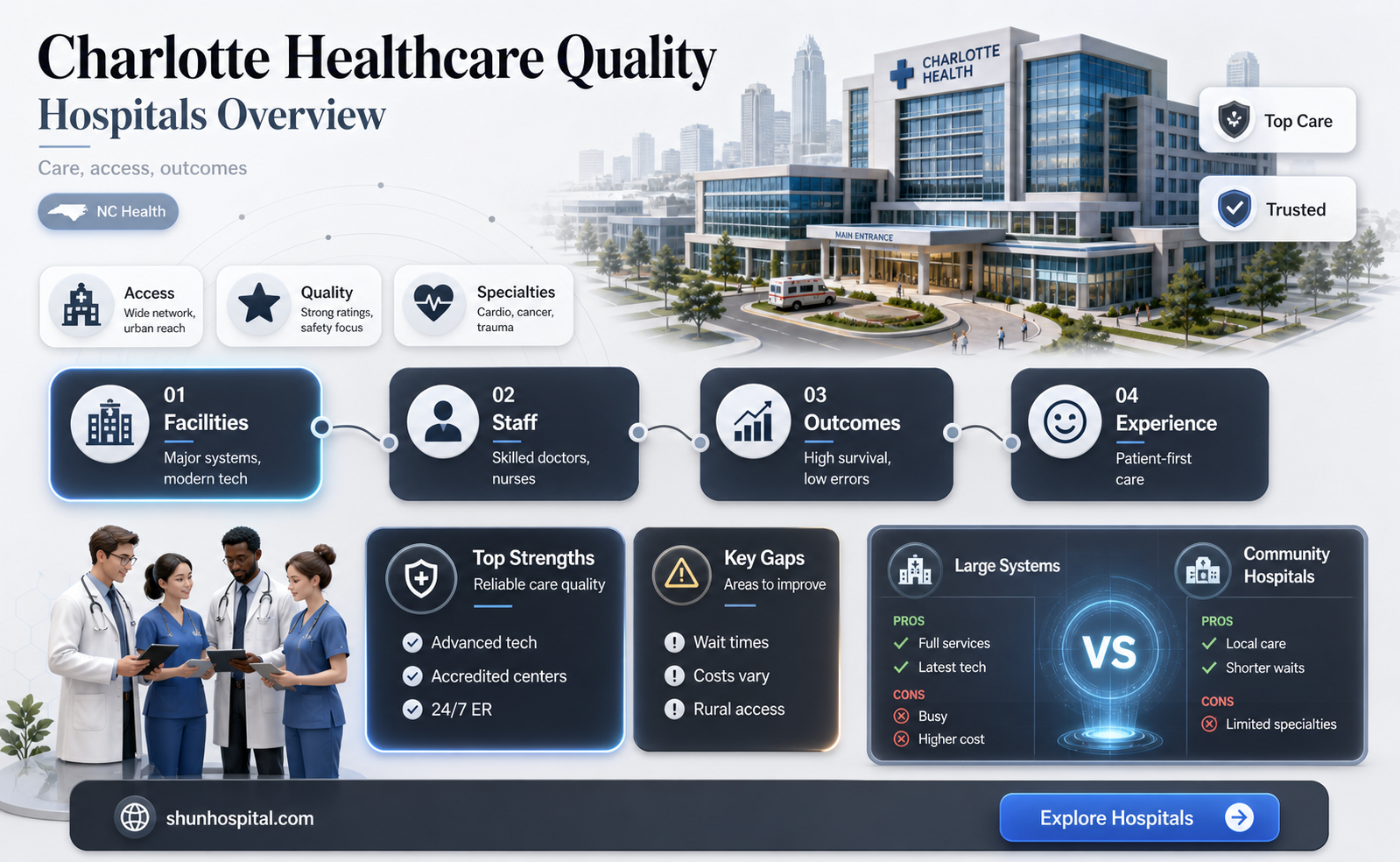 are charlotte nc hospitals good