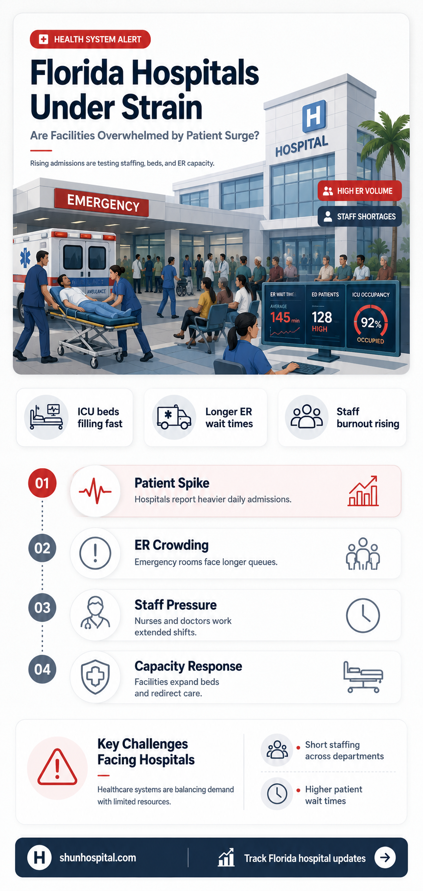 are fl hospitals overwhelmed