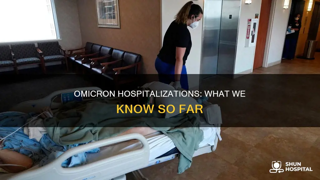has anyone been hospitalized from omicron variant