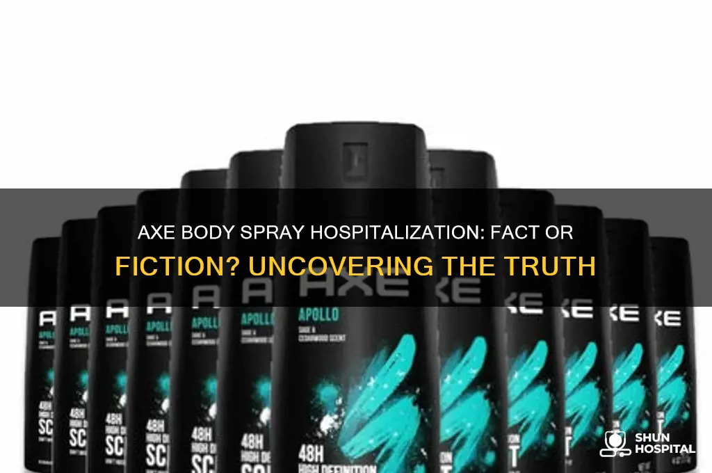 has axe body spray sent someone to the hospital