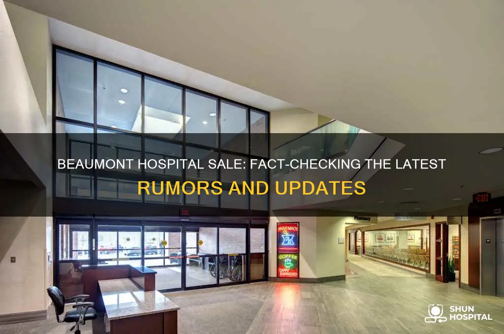 has beaumont hospital been sold