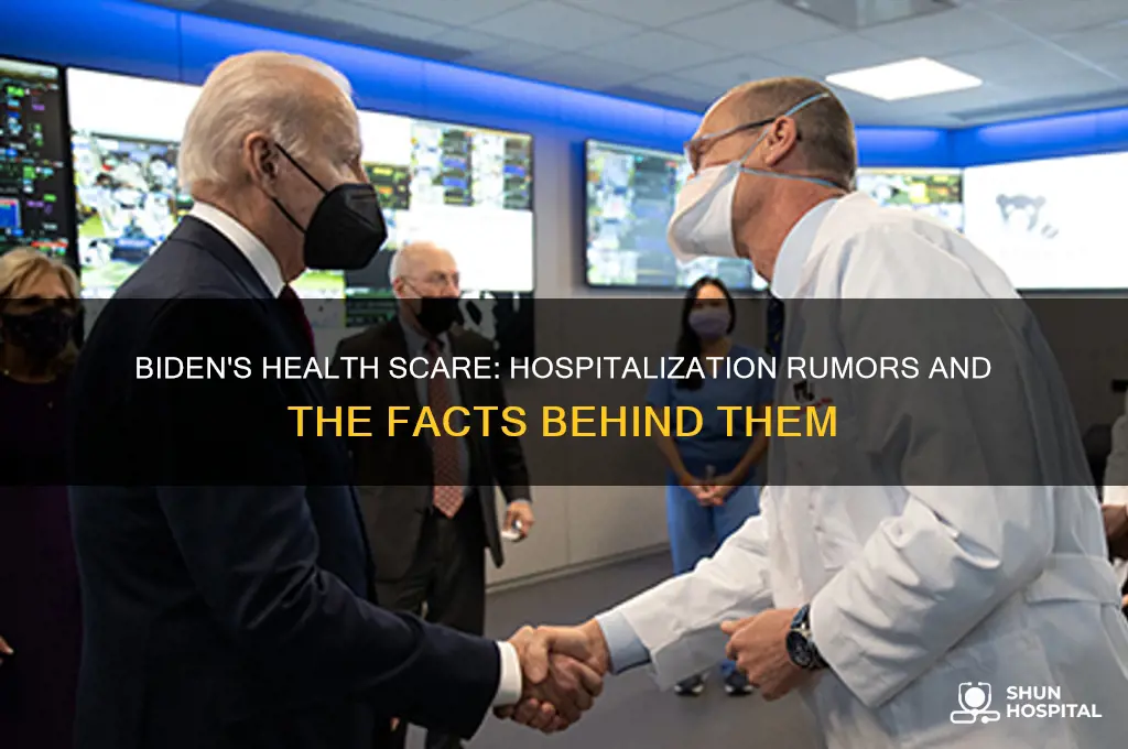 has biden been hospitalized