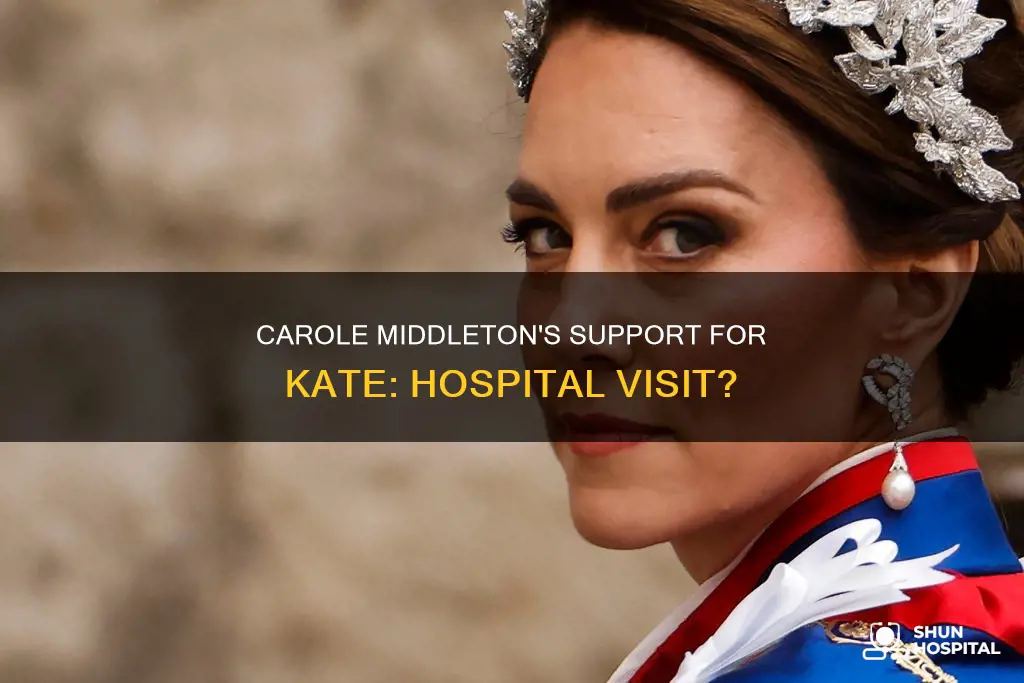 has carole middleton visited kate in hospital