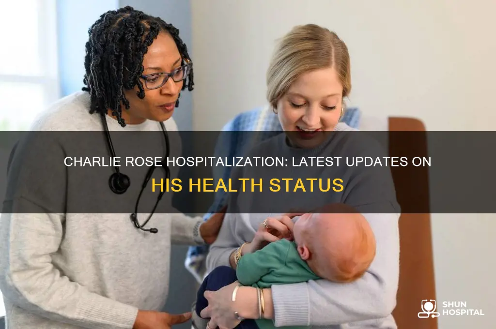 has charlie rose been hospitalized