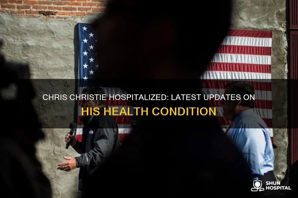 has chris christie been hospitalized