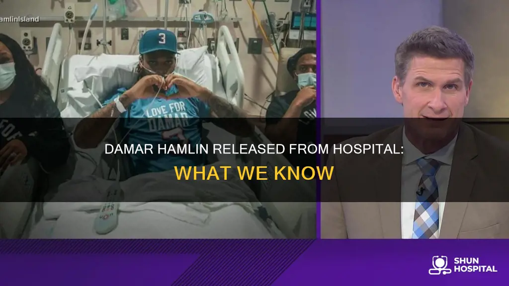 has damar hamlin been released from hospital