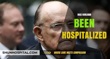 Giuliani Hospitalized: Latest Updates on His Health and Condition