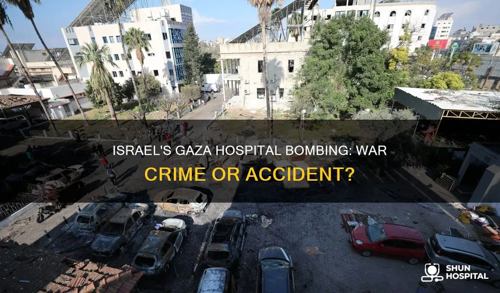 has israel bombed a hospital in gaza