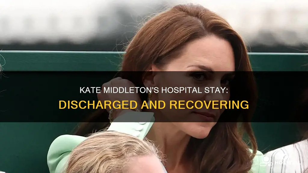 has kate middleton been discharged from hospital