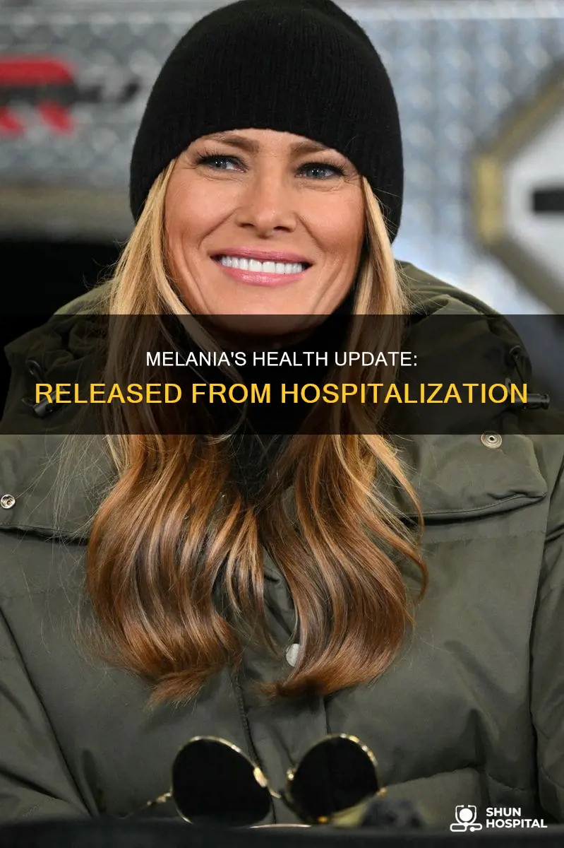 has malania been release from the hospital