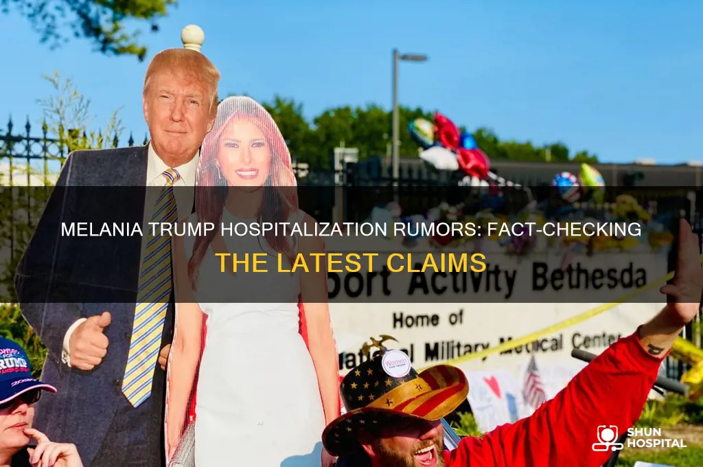 has melania trump been hospitalized