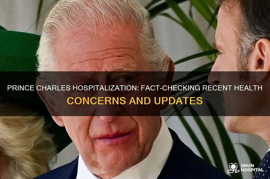 has prince charles been hospitalized
