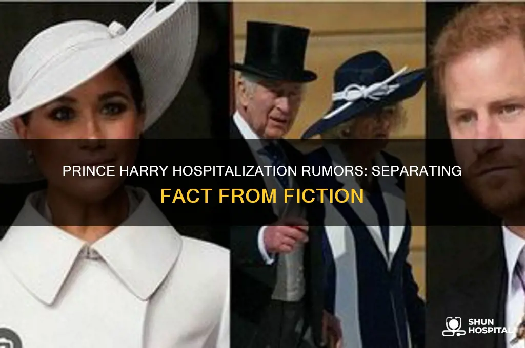 has prince harry been hospitalized