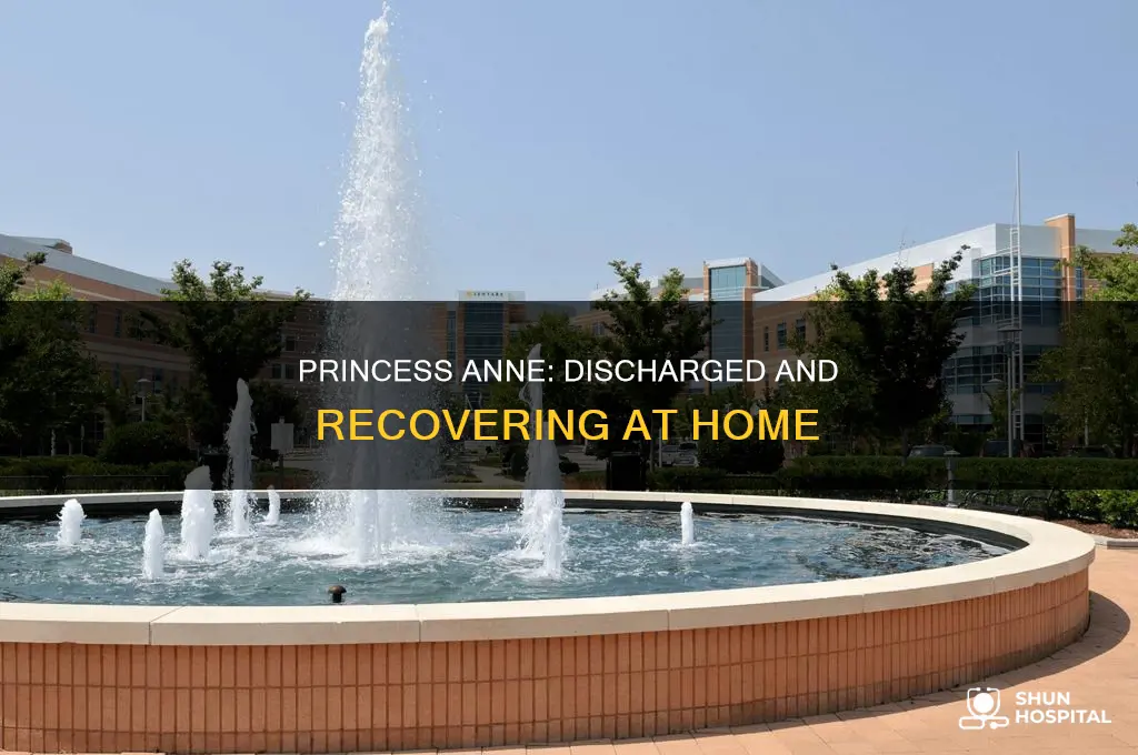 has princess anne been discharged from hospital