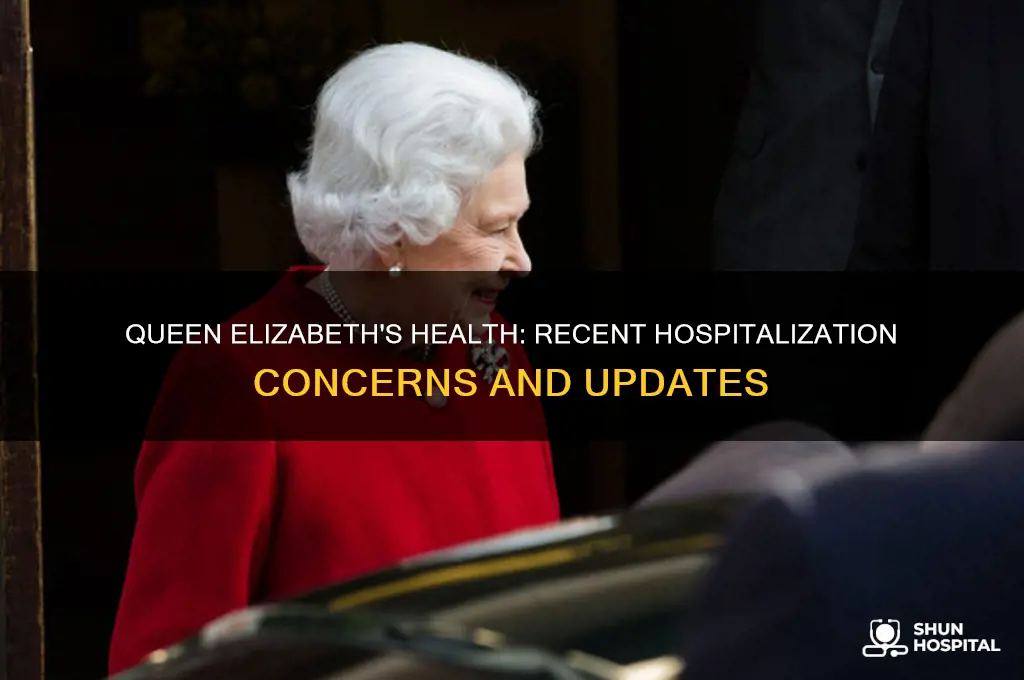 has queen elizabeth been hospitalized