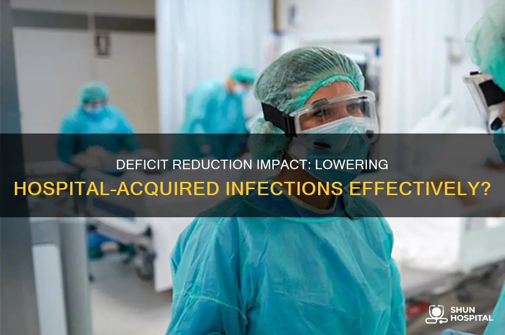 has the deficit reduction at helped decrease hospital acquired infections