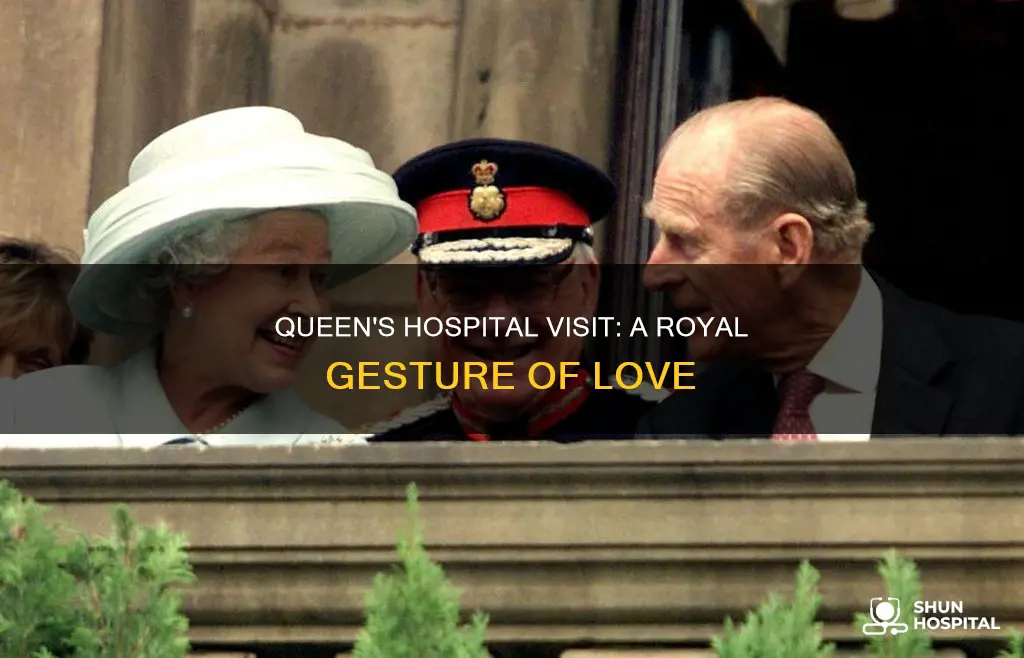 has the queen visited philip in hospital
