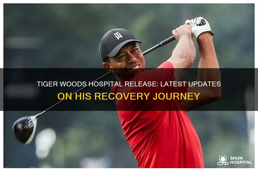 has tiger woods left hospital