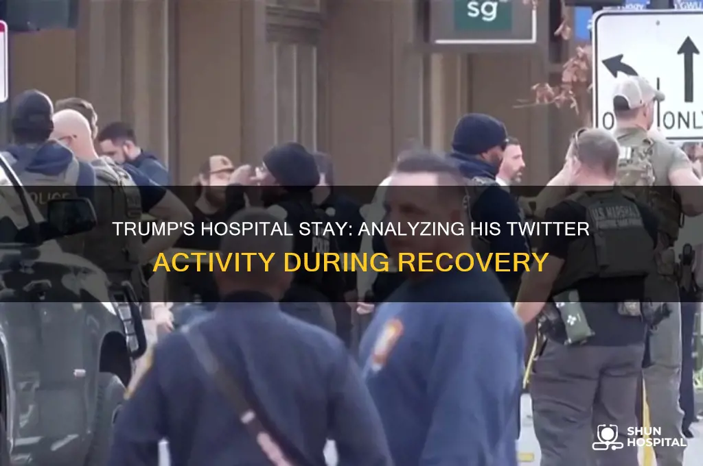 has trump tweeted from hospital