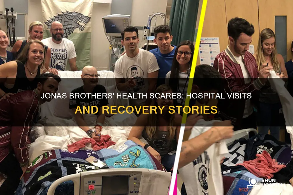 have any of the jonas brothers been in the hospital