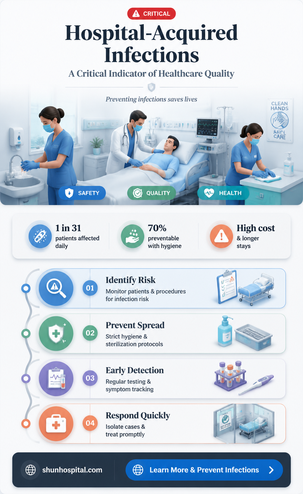 are hospital aquired infections a healthcare quality care issue